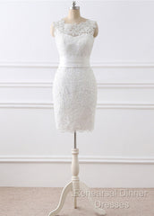 2 In 1 Wedding Dresses With Lace Appliques