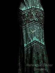 Aesthetic Mermaid Spaghetti Straps Green Semi Formal Prom Dress Long Party Dress