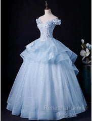 Ball Gown Evening Gown Minimalist Dress Formal Wedding Guest Floor Length Sleeveless Off Shoulder Tulle Backless With Pleats Appliques