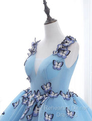 Ball Gown Semi Formal Prom Dresses Luxurious Dress Engagement Court Train Sleeveless V Neck Tulle With Pleats Appliques 2