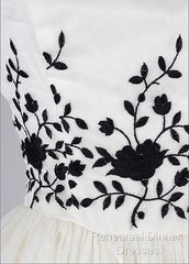 Black And White Homecoming Dress