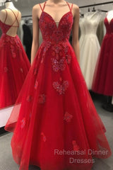 Burgundy Sweetheart Tulle Lace Long Backless Appliques Semi Formal Prom Dress