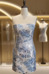 Chic Strapless Short Homecoming Dress