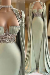 Elegant Long Mermaid Semi Formal Prom Dresses, Unique Semi Formal Prom Dresses