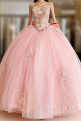 Elegant Pink Wedding Dress Evening Dress,Semi Formal Prom Dresses