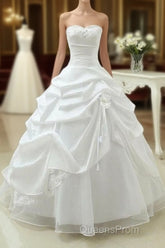 Gorgeous Sweetheart Beaded Ball Gowns Lace-Up Wedding Dress