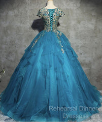 Gorgeous Tull Ball Princess Gowns, Handmade High Quality Party Gowns, Sweet 16 Dresses