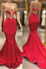 Long Mermaid Semi Formal Prom Dress Sexy Evening Dress
