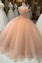 Off The Shoulder Wedding Dress Lace Beads Appliqued Semi Formal Prom Dress Formal Dress