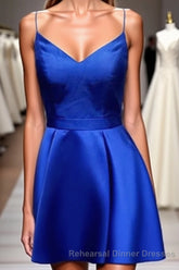 Royal Blue Short Cute Fashion Homecoming Dresses