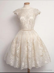 New Arrival Short Mini Lace O Neck Real Made On Sale Homecoming Dresses