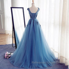 A Line Flowers Long Charming Women Semi Formal Dress