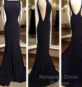 Sexy Black Semi Formal Prom Dress, Semi Formal Prom Dresses, Evening Gown, Graduation School Party Dress, Winter Formal Dress