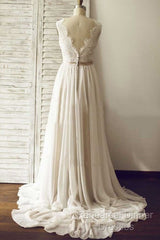 Simple Beach Wedding Dress Chiffon Fabric, Dresses For Wedding, Bridal Gown ,Bride Dress, Dresses For Brides