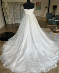 Strapless Sweetheart A-Line Tulle Wedding Dress