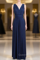 Tulle Floor-Length Sleeveless Convertible Bridesmaids Dress