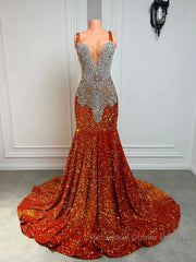 Gorgeous Long Dress Luxury Black Girls Semi Formal Party Formal Gowns
