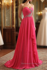 A-Line Semi Formal Prom Dresses Elegant Dress Formal Asymmetrical Sleeveless Strapless Chiffon Backless With Rhinestone Ruched Ruffles