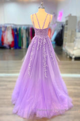 A-Line Semi Formal Prom Dresses Maxi Dress Formal Court Train Sleeveless Spaghetti Strap Stretch Chiffon With Appliques Shouder Flower