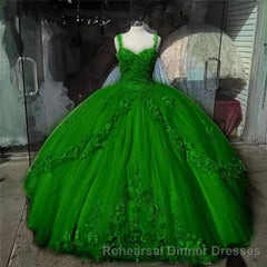 Ball Gown Sweet 16 Dress Princess Quinceanera Dresses Lace Appliques Sweet 15 Party Semi Formal Prom Ball Gowns