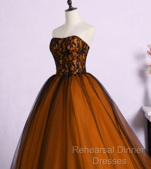 Beautiful Tulle A-Line Ball Gown Sweet 16 Party Dress, Long Semi Formal Prom Dress