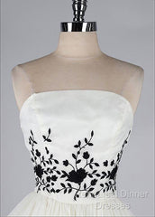 Black And White Homecoming Dress