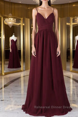 Burgundy tulle lace long Semi Formal Prom Dresses burgundy lace evening Dresses