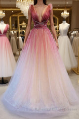 Burgundy v neck tulle sequin long Semi Formal Prom Dresses burgundy evening Dresses