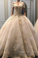 Champagne Ball Gown Semi Formal Prom Dress Quinceanera Dresses