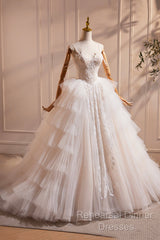Champagne Sweetheart Layers Princess Dress, Beautiful Spaghetti Straps Tulle Formal Gown