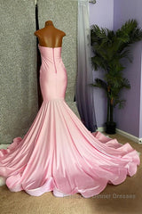 Chic High-neck Sleeveless Mermaid Semi Formal Prom Dresses With Beading