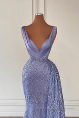Chic Sleeveless Mermaid Semi Formal Prom Dresses