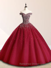 Emerald Green Sequin Semi Formal Prom Dresses Beaded Quinceanera Dresses