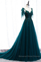 Green Formal Dress Semi Formal Prom Dresses Handmade Womens Semi Formal Prom Wedding Party Dress