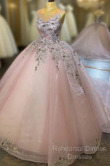 Lace Embroidery Quinceanera Dresses Ball Gown Sheer Neck