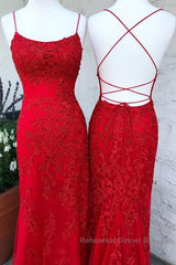 Lavender Lace Corset Semi Formal Prom Dresses Mermaid Scoop Evening Dress With Beading