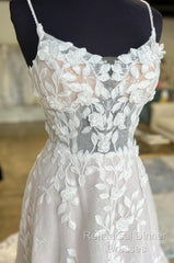 Mermaid Lace/Tulle  A-Line Wedding Dress With Open Back