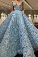 Modest Lace Semi Formal Prom Dresses, Glamorous Evening Gowns