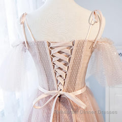 Off the Shoulder Short Pink Semi Formal Prom Dresses with Corset Back, Short Pink Formal Graduation Bridesmaid Dresses