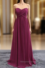Princess Sweetheart Open-Back Semi Formal Prom Dress