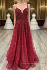 Semi Formal Prom Dress Long, Formal Dress, Dance Dresses, Graduation School Party Gown