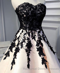 Champagne Lace Short Semi Formal Prom Dress, Lace Evening Dress