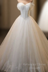 Romantic Tulle Ball Gown Corset Wedding Dress For Bride Semi Formal Prom Dresses
