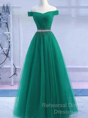 Sequins Burgundy Long Off The Shoulder Semi Formal Prom Dress