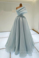 Sexy Long One Shoulder Semi Formal Prom Dresses