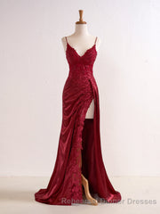 Sheath Black Long Appliques Semi Formal Prom Dress