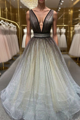 Simple Coffee tulle sequin long Semi Formal Prom Dresses coffee evening Dresses