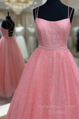 Sparkling Semi Formal Prom Dress, Formal Dress, Dance Dresses, Graduation School Party Gown