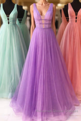 Sparkly A Line V Neck and V Back Semi Formal Prom Dresses with Thin Belt, Formal Graduation Evening Dresses