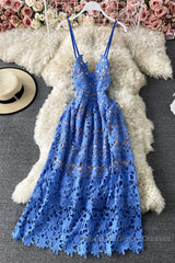 Stylish V Neck Lace Dress A Line Party Dress Long Semi Formal Prom Dress,Sexy Party Dresses